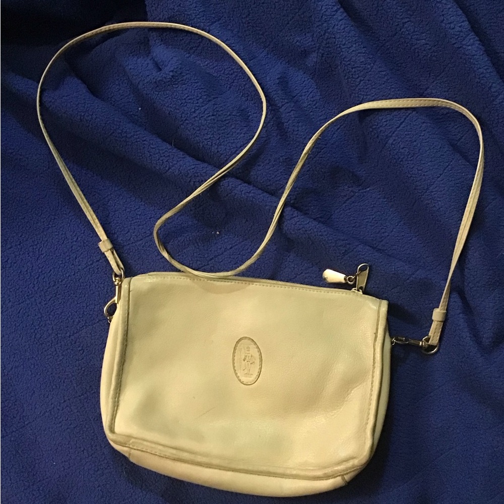 Cross body leather bag